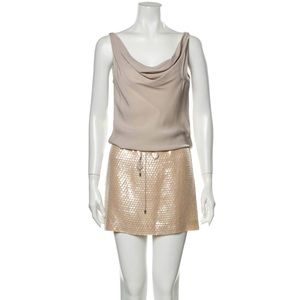 DVF silk and sequin dress